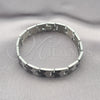 Stainless Steel Solid Bracelet, Polished, Two Tone, 03.114.0312.3.08