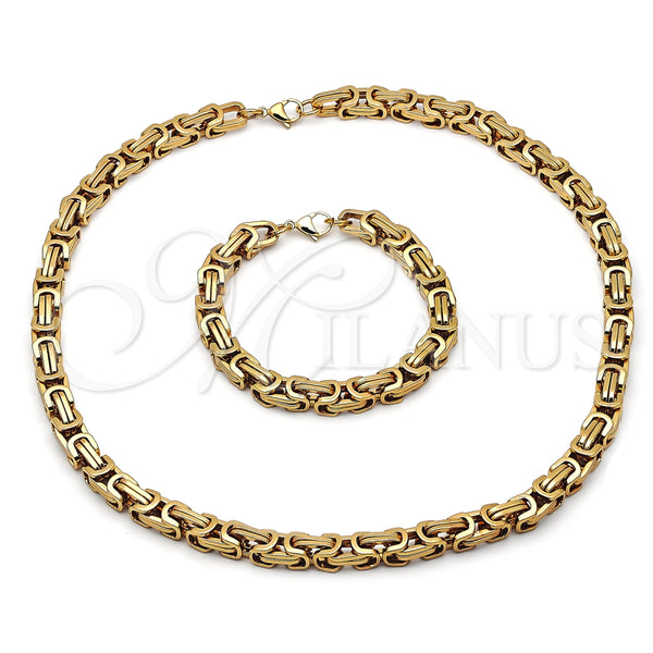 Stainless Steel Bracelet — Necklace and Bracelet Polished 06. — main product view — SKU 153870 | Acero Inoxidable brazalete — Necklace and Bracelet pulido 06. — SKU 153870