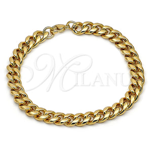 Stainless Steel Bracelet — Basic Bracelet Miami Cuban Design Polished 03. 08 — main product view — SKU 153889 | Acero Inoxidable brazalete — básico Bracelet Miami Cuban diseño pulido 03. 08 — SKU 153889