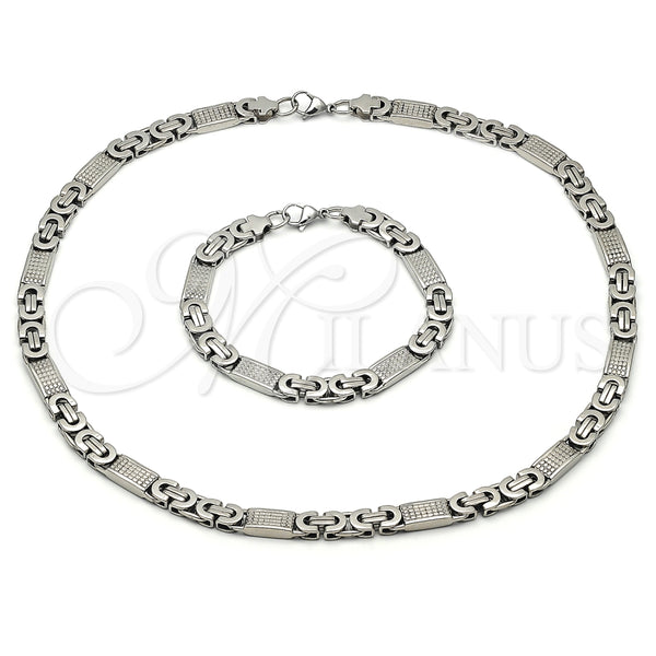 Stainless Steel Bracelet — Necklace and Bracelet Polished 06. — main product view — SKU 153929 | Acero Inoxidable brazalete — Necklace and Bracelet pulido 06. — SKU 153929