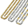 Stainless Steel Necklace and Bracelet, Polished, Steel Finish, 06.116.0049.22