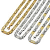 Stainless Steel Necklace and Bracelet, Polished, Golden Finish, 06.116.0049.2