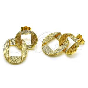 Gold Filled Ring — Dangle Earring Matte 02. — main product view — SKU 154005 | Oro Laminado anillo — Dangle Earring Matte 02. — SKU 154005