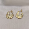 Gold Filled Ring — Stud Earring Polished 02. — alternate product view — SKU 154008 | Oro Laminado anillo — Stud Earring pulido 02. — SKU 154008