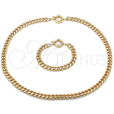 Gold Filled Gold-Filled Miami Cuban Jewelry Set 06.319.0008 for wholesale, main product view