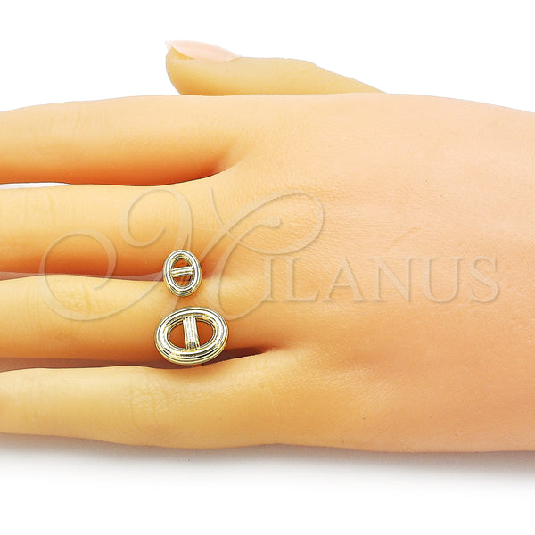Gold Filled Ring — Elegant Ring Puff Mariner Design Polished 01. One — alternate product view — SKU 154073 | Oro Laminado anillo — Elegant Ring Puff Mariner diseño pulido 01. One — SKU 154073