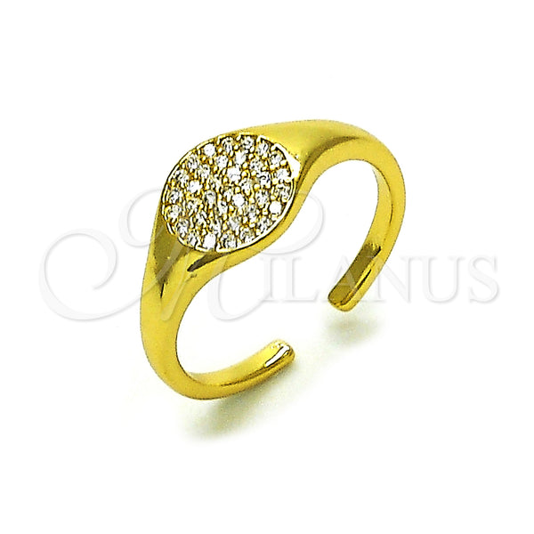 Gold Filled Ring — Multi Stone Ring with White Micro Pave Polished — main product view — SKU 154090 | Oro Laminado anillo — Multi Stone Ring with blanco Micro Pave pulido — SKU 154090
