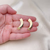 Gold Filled Ring — Stud Earring Polished 02. — alternate product view — SKU 154141 | Oro Laminado anillo — Stud Earring pulido 02. — SKU 154141