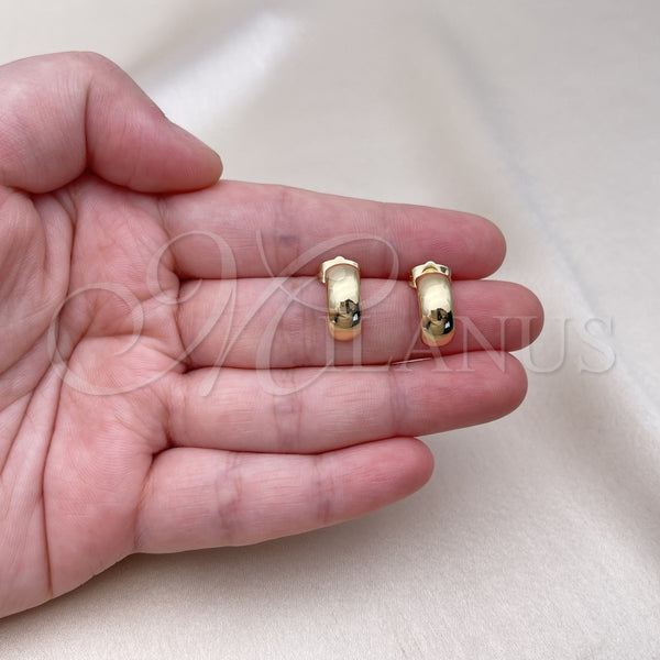Gold Filled Ring — Stud Earring Polished 02. — alternate product view — SKU 154146 | Oro Laminado anillo — Stud Earring pulido 02. — SKU 154146