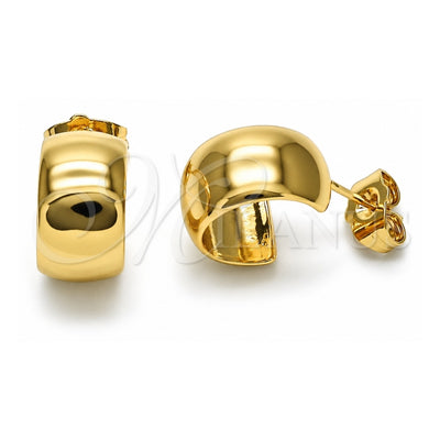 Oro Laminado Children Hoop, Gold Filled Style Polished, Golden Finish, 02.195.0230.15