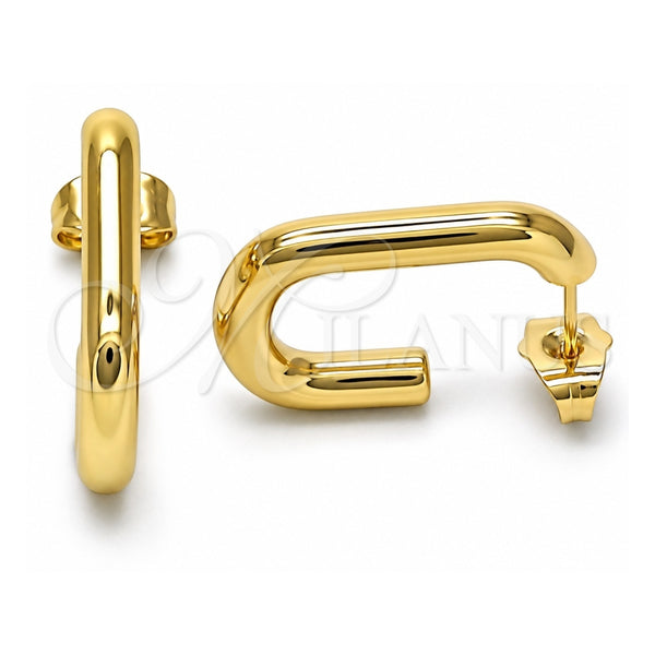 Oro Laminado Small Hoop, Gold Filled Style Polished, Golden Finish, 02.195.0231.18