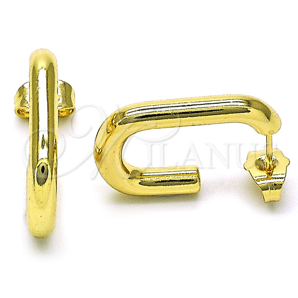 Gold Filled Hoop Earrings — Small Hoop Polished 02. — main product view — SKU 154152 | Oro Laminado aretes de aro — Small Hoop pulido 02. — SKU 154152