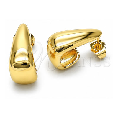 Oro Laminado Small Hoop, Gold Filled Style Polished, Golden Finish, 02.163.0231.16