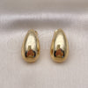Gold Filled Ring — Stud Earring Teardrop Design Polished 02. — alternate product view — SKU 154166 | Oro Laminado anillo — Stud Earring Teardrop diseño pulido 02. — SKU 154166