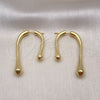 Gold Filled Ring — Stud Earring Polished 02. — alternate product view — SKU 154206 | Oro Laminado anillo — Stud Earring pulido 02. — SKU 154206