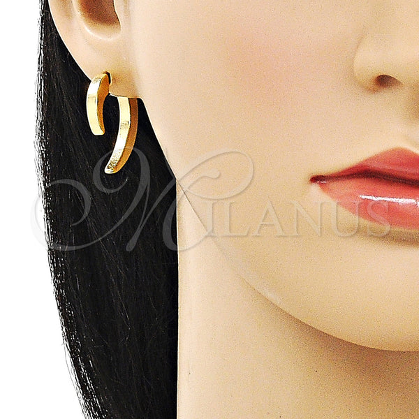 Gold Filled Ring — Stud Earring Polished 02. — alternate product view — SKU 154207 | Oro Laminado anillo — Stud Earring pulido 02. — SKU 154207