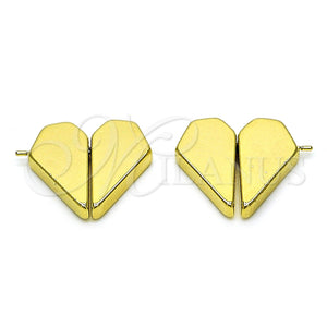 Gold Filled Ring — Stud Earring Heart Design Polished 02. — main product view — SKU 154208 | Oro Laminado anillo — Stud Earring corazón diseño pulido 02. — SKU 154208