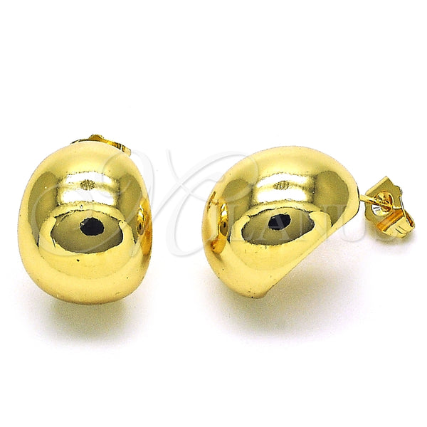 Gold Filled Ring — Stud Earring Polished 02. — main product view — SKU 154294 | Oro Laminado anillo — Stud Earring pulido 02. — SKU 154294