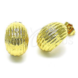 Gold Filled Ring — Stud Earring Polished 02. — main product view — SKU 154296 | Oro Laminado anillo — Stud Earring pulido 02. — SKU 154296