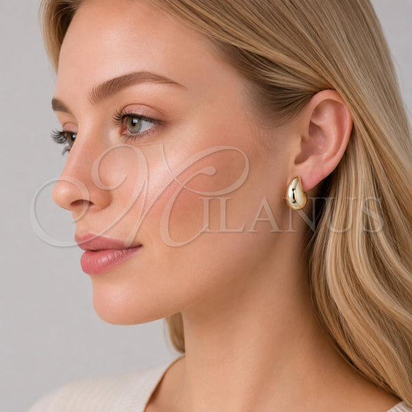 Gold Filled Ring — Stud Earring Polished 02. — alternate product view — SKU 154298 | Oro Laminado anillo — Stud Earring pulido 02. — SKU 154298