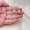 Gold Filled Ring — Stud Earring with Ivory Pearl Polished 02. — alternate product view — SKU 154332 | Oro Laminado anillo — Stud Earring with Ivory Pearl pulido 02. — SKU 154332
