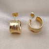 Oro Laminado Small Hoop, Gold Filled Style Polished, Golden Finish, 02.163.0256.18