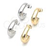 Oro Laminado Small Hoop, Gold Filled Style Polished, Golden Finish, 02.163.0260.22