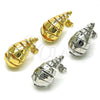 Gold Filled Ring — Stud Earring Teardrop and Hollow Design Polished 02. — alternate product view — SKU 154356 | Oro Laminado anillo — Stud Earring Teardrop and Hollow diseño pulido 02. — SKU 154356