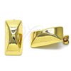 Gold Filled Ring — Stud Earring Polished 02. — alternate product view — SKU 154357 | Oro Laminado anillo — Stud Earring pulido 02. — SKU 154357
