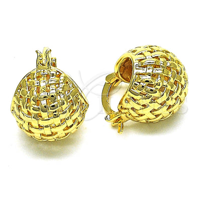 Dorado Oro Laminado Aretes, vista principal del producto por Mayoreo, vista principal del producto