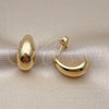 Gold Filled Ring — Stud Earring Polished 02. — alternate product view — SKU 154387 | Oro Laminado anillo — Stud Earring pulido 02. — SKU 154387