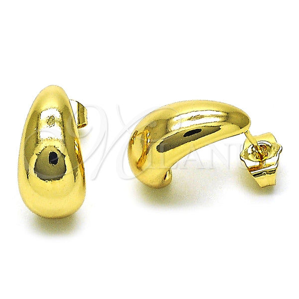 Gold Filled Ring — Stud Earring Polished 02. — main product view — SKU 154387 | Oro Laminado anillo — Stud Earring pulido 02. — SKU 154387