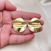 Gold Filled Ring — Stud Earring Polished 02. — alternate product view — SKU 154395 | Oro Laminado anillo — Stud Earring pulido 02. — SKU 154395