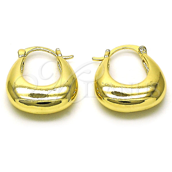 Gold Filled Hoop Earrings — Small Hoop Polished 02. — main product view — SKU 154416 | Oro Laminado aretes de aro — Small Hoop pulido 02. — SKU 154416