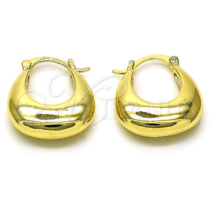 Gold Filled Hoop Earrings — Small Hoop Polished 02. — main product view — SKU 154416 | Oro Laminado aretes de aro — Small Hoop pulido 02. — SKU 154416