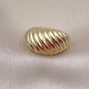 Oro Laminado Elegant Ring, Gold Filled Style Twist Design, Polished, Golden Finish, 01.213.0046 (One size fits all)