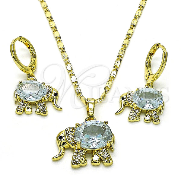 Gold Filled Ring — Earring and Pendant Adult Set Elephant Design with — main product view — SKU 154473 | Oro Laminado anillo — Earring and Pendant Adult Set Elephant diseño with — SKU 154473