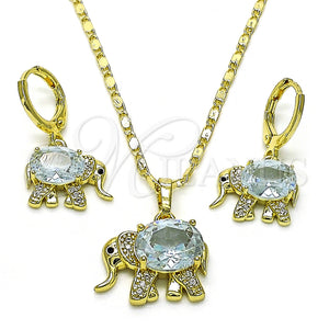 Gold Filled Ring — Earring and Pendant Adult Set Elephant Design with — main product view — SKU 154473 | Oro Laminado anillo — Earring and Pendant Adult Set Elephant diseño with — SKU 154473