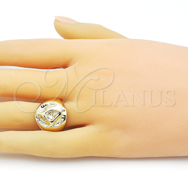 Gold Filled Ring — Elegant Ring Ball Design Polished 01. One size — alternate product view — SKU 154494 | Oro Laminado anillo — Elegant Ring Ball diseño pulido 01. One size — SKU 154494