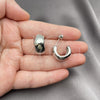 Rhodium Gold Filled Small Hoop, Polished, Rhodium Finish, 02.163.0229.1.18