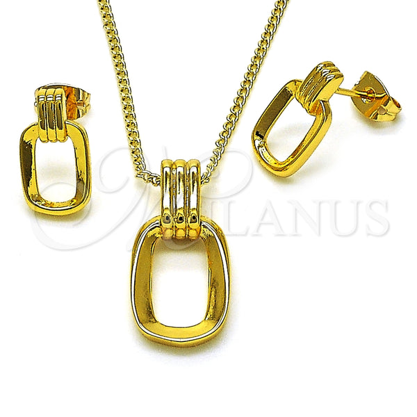 Gold Filled Ring — Earring and Pendant Adult Set Belt Buckle Design — main product view — SKU 154516 | Oro Laminado anillo — Earring and Pendant Adult Set Belt Buckle diseño — SKU 154516