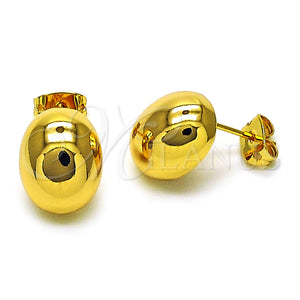Gold Filled Ring — Stud Earring Ball Design Polished 02. — main product view — SKU 154527 | Oro Laminado anillo — Stud Earring Ball diseño pulido 02. — SKU 154527