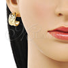 Oro Laminado Small Hoop, Gold Filled Style Polished, Golden Finish, 02.213.0594.18