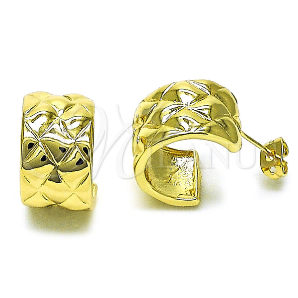 Gold Filled Hoop Earrings — Small Hoop Polished 02. — main product view — SKU 154541 | Oro Laminado aretes de aro — Small Hoop pulido 02. — SKU 154541