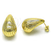 Gold Filled Ring — Stud Earring Teardrop Design Diamond Cutting 02. — alternate product view — SKU 154544 | Oro Laminado anillo — Stud Earring Teardrop diseño Diamond Cutting 02. — SKU 154544