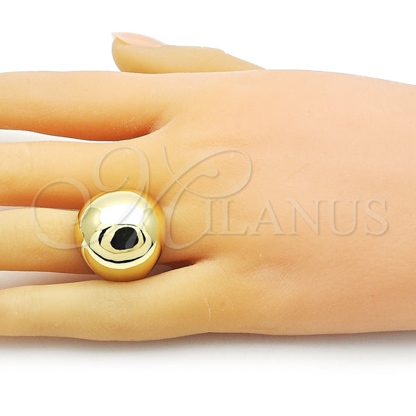 Gold Filled Ring — Elegant Ring Ball Design Polished 01. One size — alternate product view — SKU 154565 | Oro Laminado anillo — Elegant Ring Ball diseño pulido 01. One size — SKU 154565
