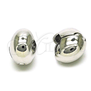 Gold Filled Hoop Earrings — Huggie Hoop Ball and Hollow Design Polished 02. — main product view — SKU 154567 | Oro Laminado aretes de aro — Huggie Hoop Ball and Hollow diseño pulido 02. — SKU 154567