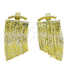 Oro Laminado Long Earring, Gold Filled Style Polished, Golden Finish, 02.341.0172