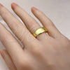 Oro Laminado Elegant Ring, Gold Filled Style Polished, Golden Finish, 01.368.0022 (One size fits all)
