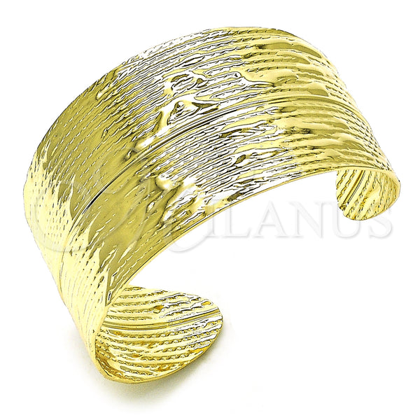 Gold Filled Jewelry — Individual Bangle Leaf Design Polished 07. 35 MM — main product view — SKU 154653 | Oro Laminado joyería — Individual Bangle Leaf diseño pulido 07. 35 MM — SKU 154653